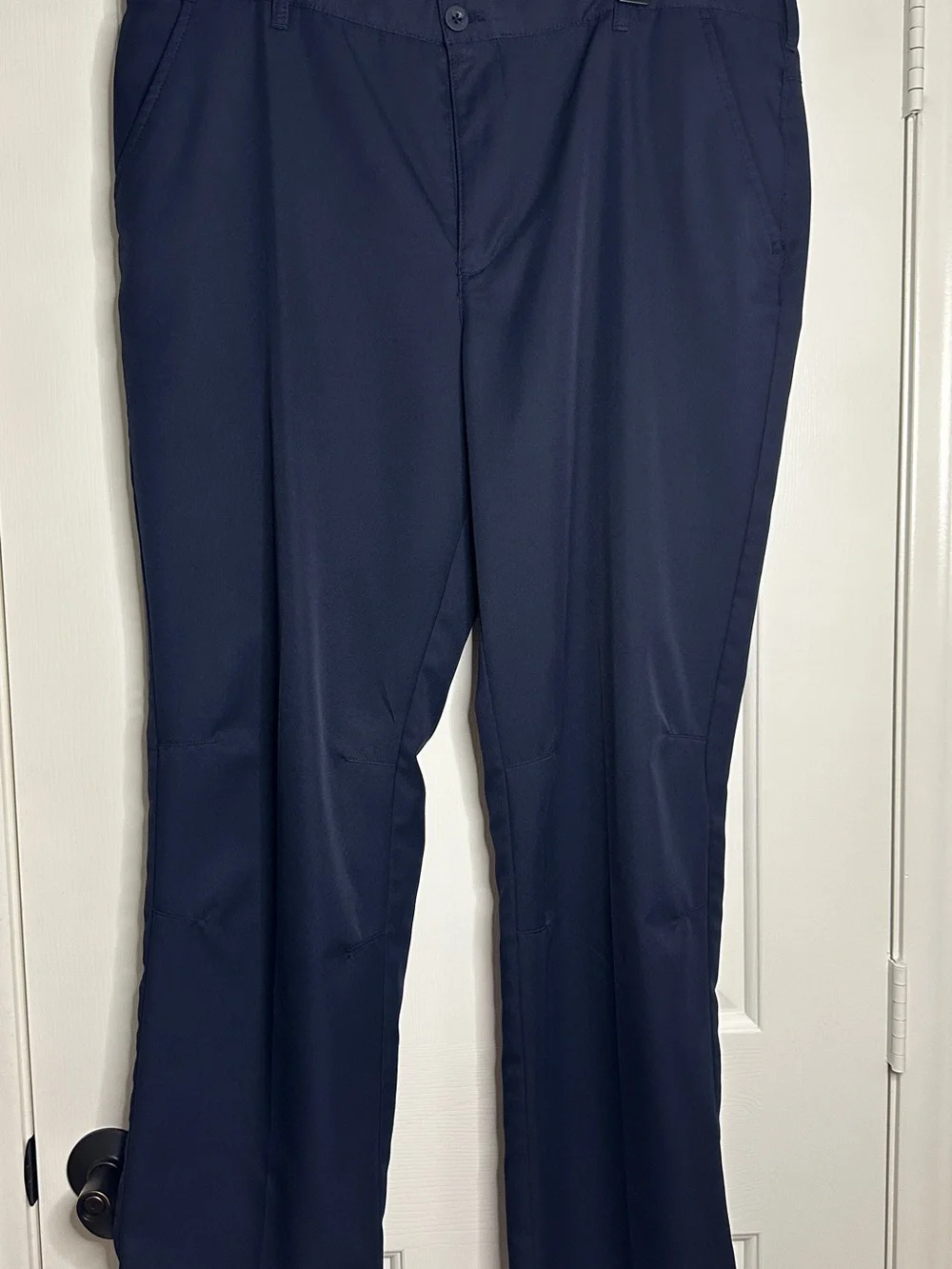 Izod Men's Dark Navy Straight-Leg Dress Pants